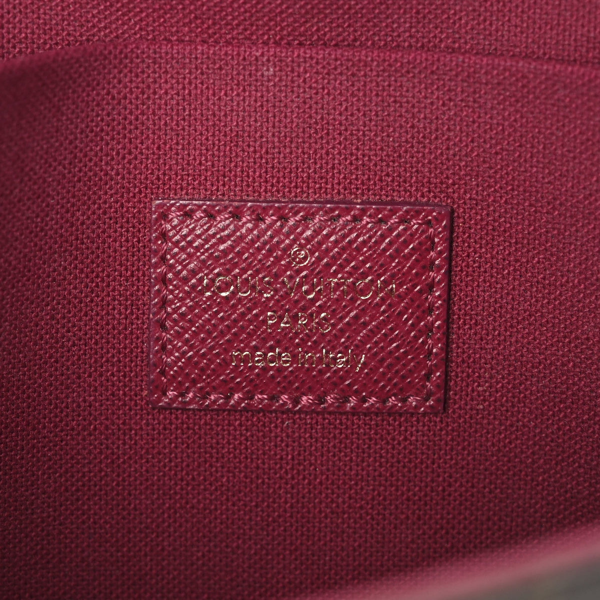 Louis Vuitton Monogram Pochette Felicie Chain Wallet Fuchsia