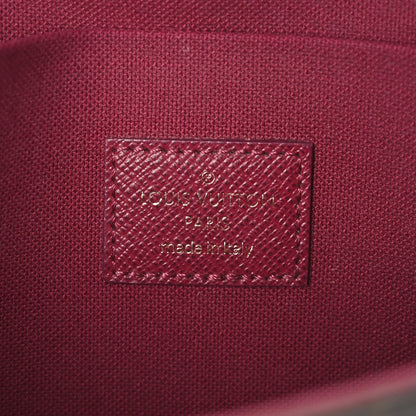 Louis Vuitton Monogram Pochette Felicie Chain Wallet Fuchsia