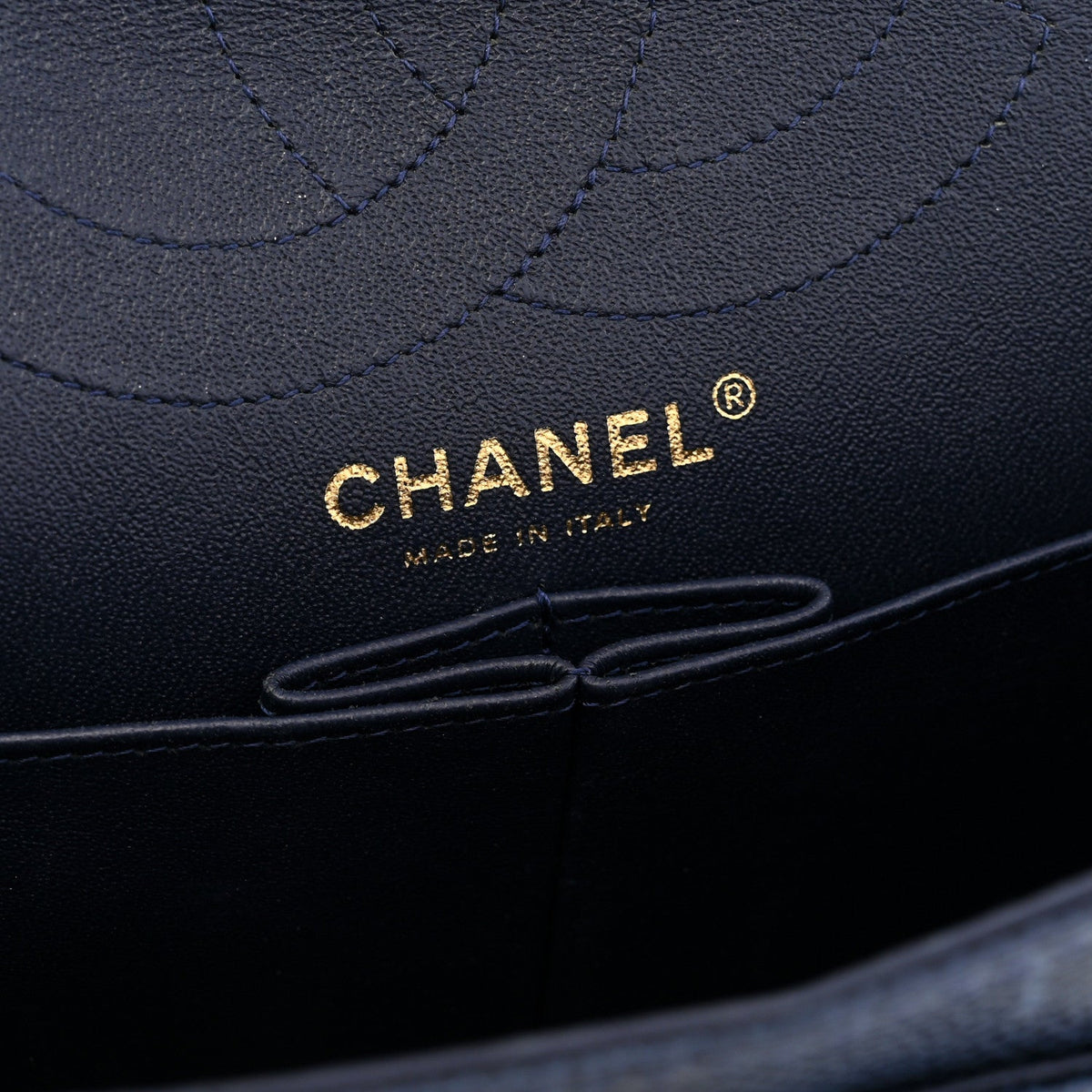 Chanel Caviar Quilted 2.55 Reissue 226 Flap Bag Navy Blue 1985238