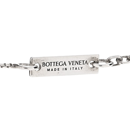 Bottega Veneta Sterling Silver Drop Pendant Necklace Green
