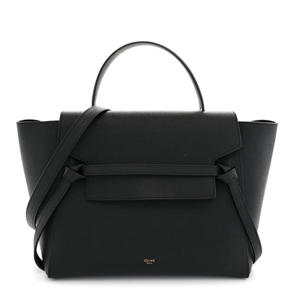 Celine Grained Calfskin Mini Belt Bag Black