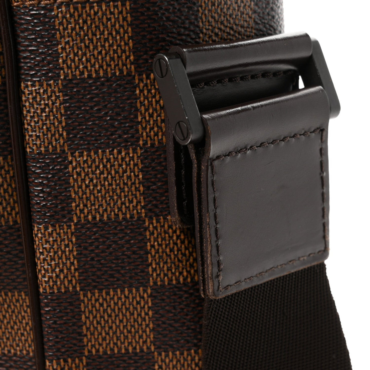 Louis Vuitton Damier Ebene Coated Canvas Olav MM Messenger Bag Brown