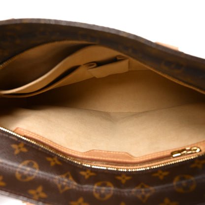 Louis Vuitton Monogram Canvas Luco Tote Bag Brown