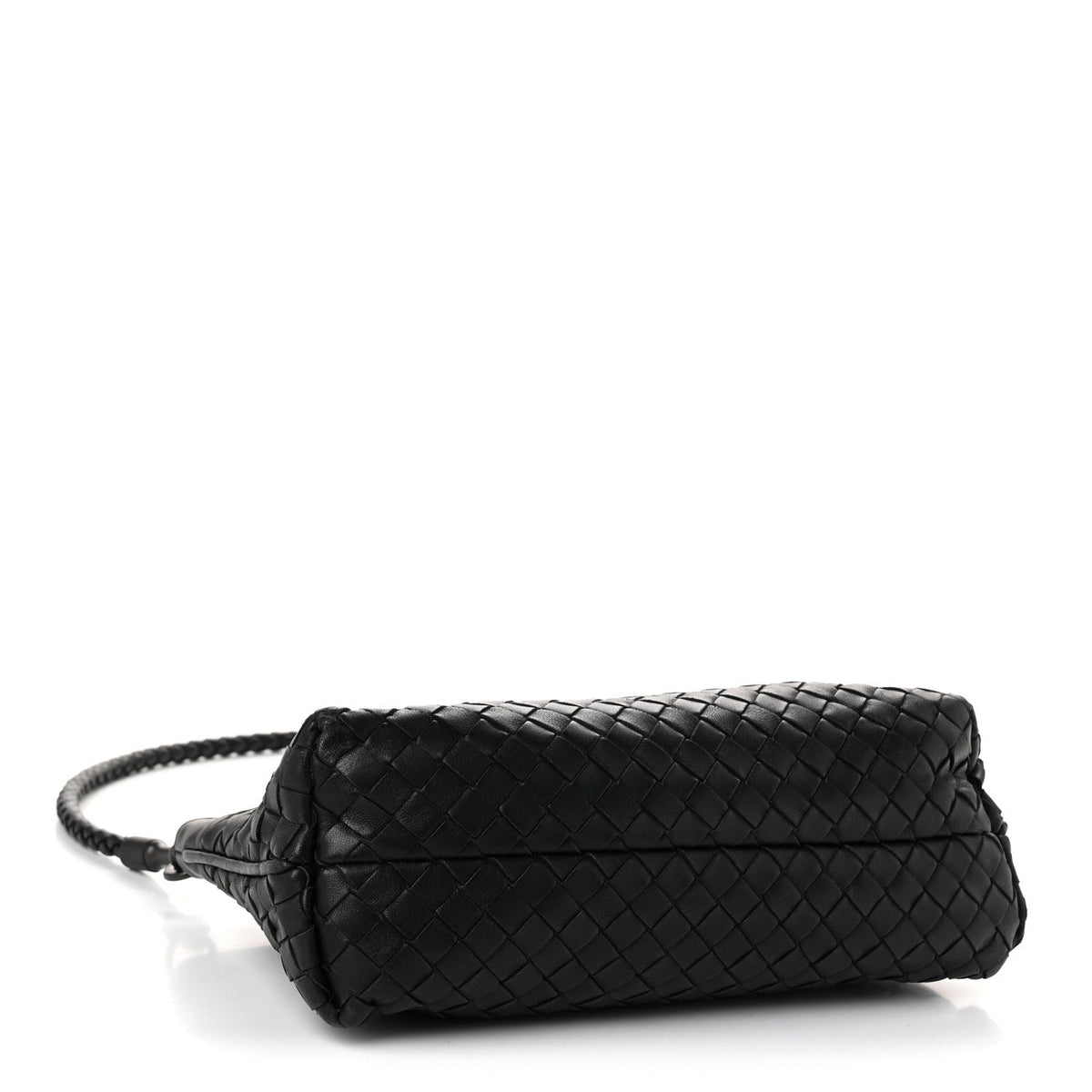 Bottega Veneta Nappa Intrecciato Mini Shoulder Bag Black
