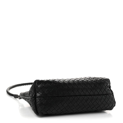 Bottega Veneta Nappa Intrecciato Mini Shoulder Bag Black