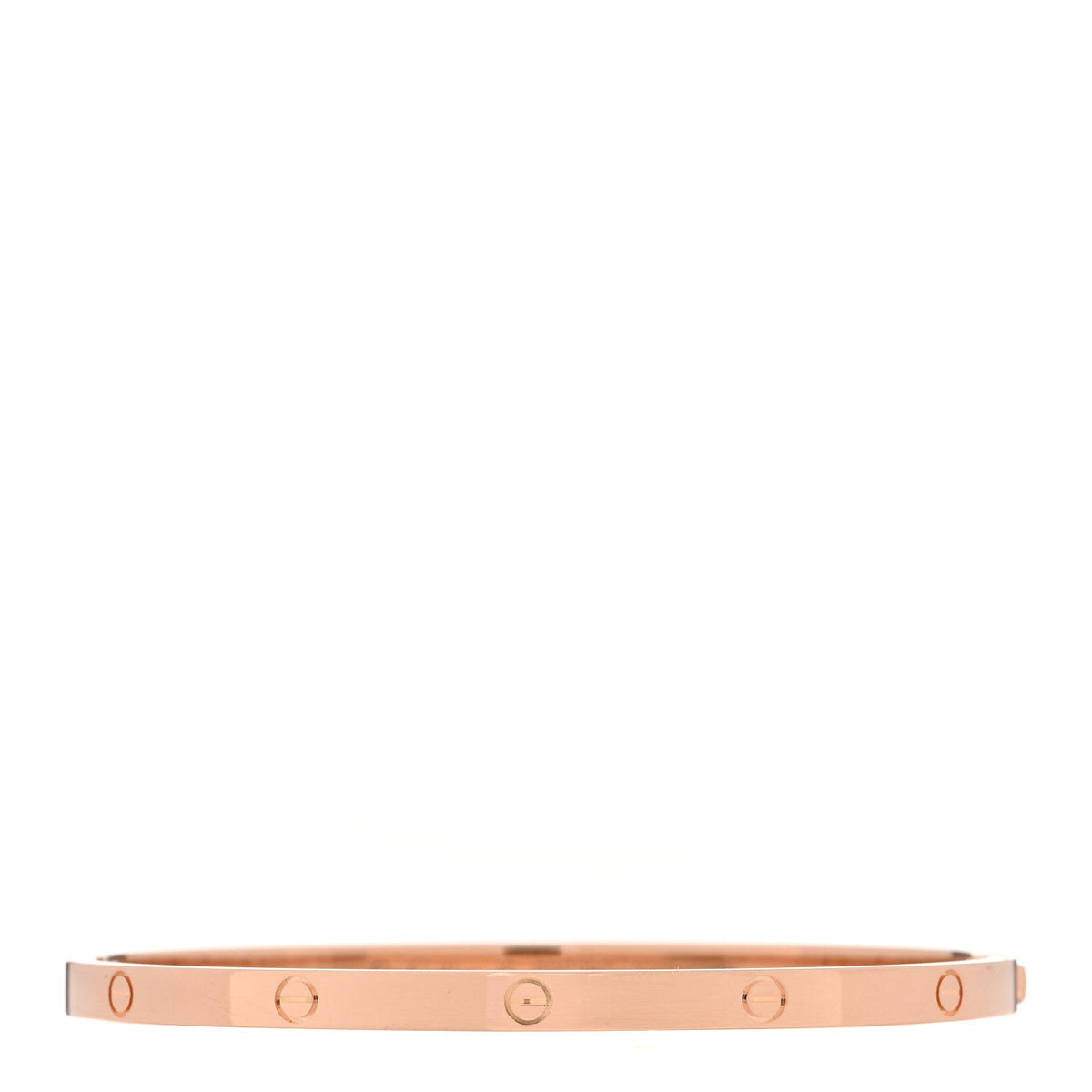 18K Pink Gold Small LOVE Bracelet 17
