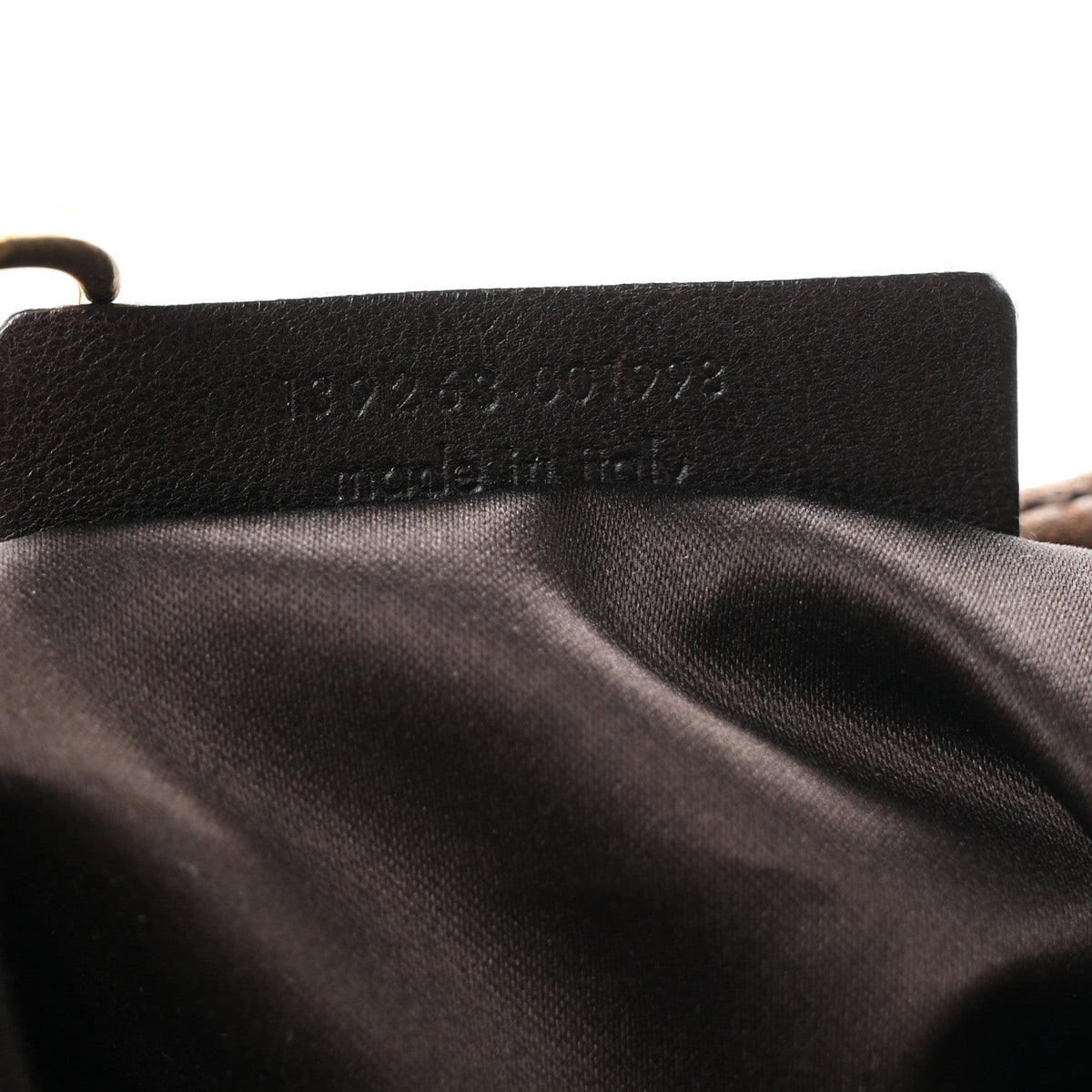 Saint Laurent Snakeskin Saharienne Shoulder Bag Brown 1983087