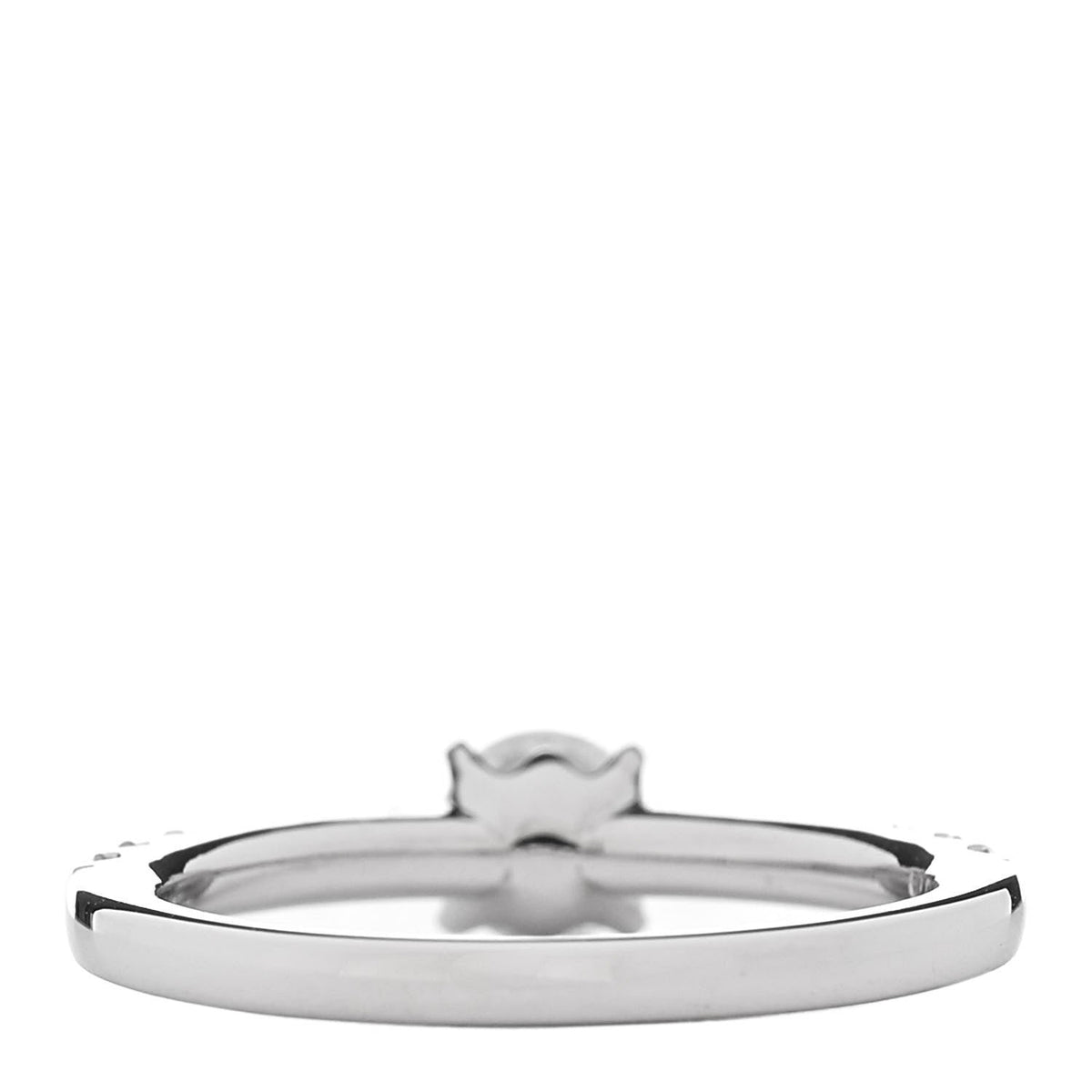Parker & West Platinum Diamond .37ct Solitaire Ring 49 5