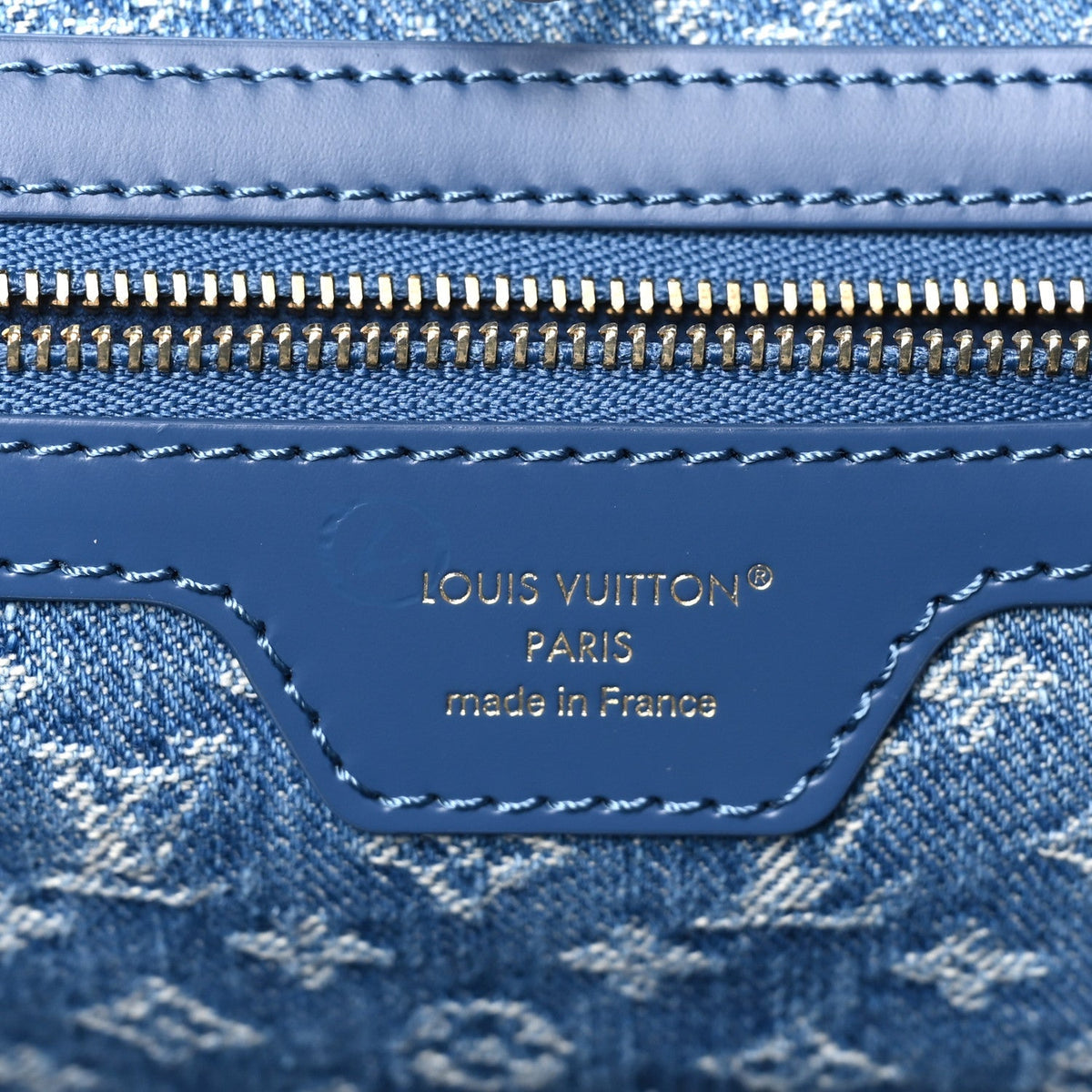 Louis Vuitton Epi Neverfull MM Bag Denim Blue