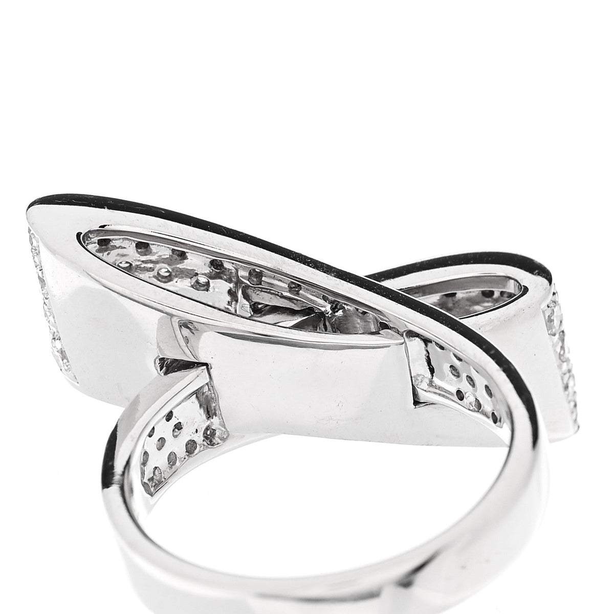 Parker & West by FASHIONPHILE18K White Gold Diamond 1.26ctw Bow Ring 53 6.25