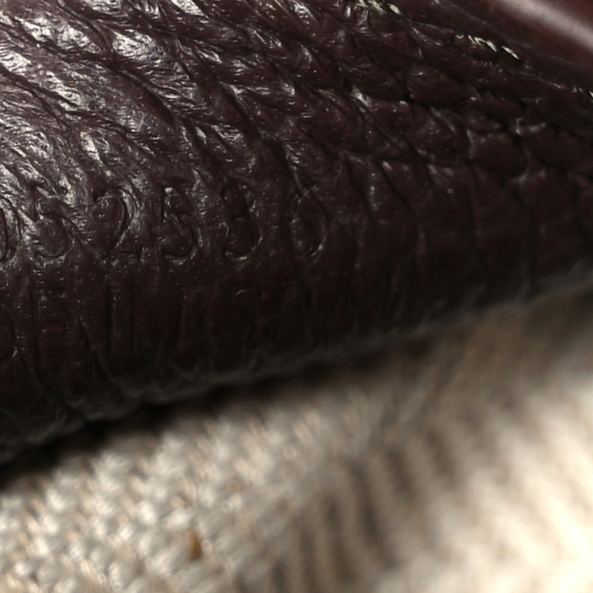 Loewe Soft Grained Calfskin Small Puzzle Edge Bag Dark Chestnut