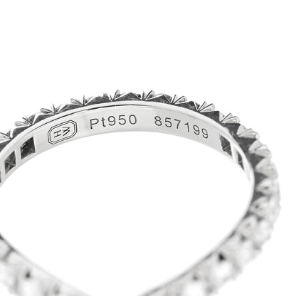 Harry Winston Platinum Diamond Ribbon Wedding Band Ring 50 5.25