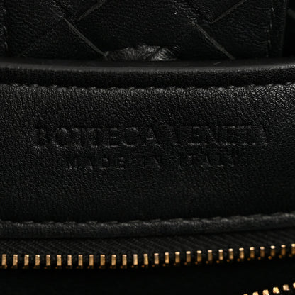 Bottega Veneta Nappa Intrecciato Medium Andiamo Shoulder Bag Black