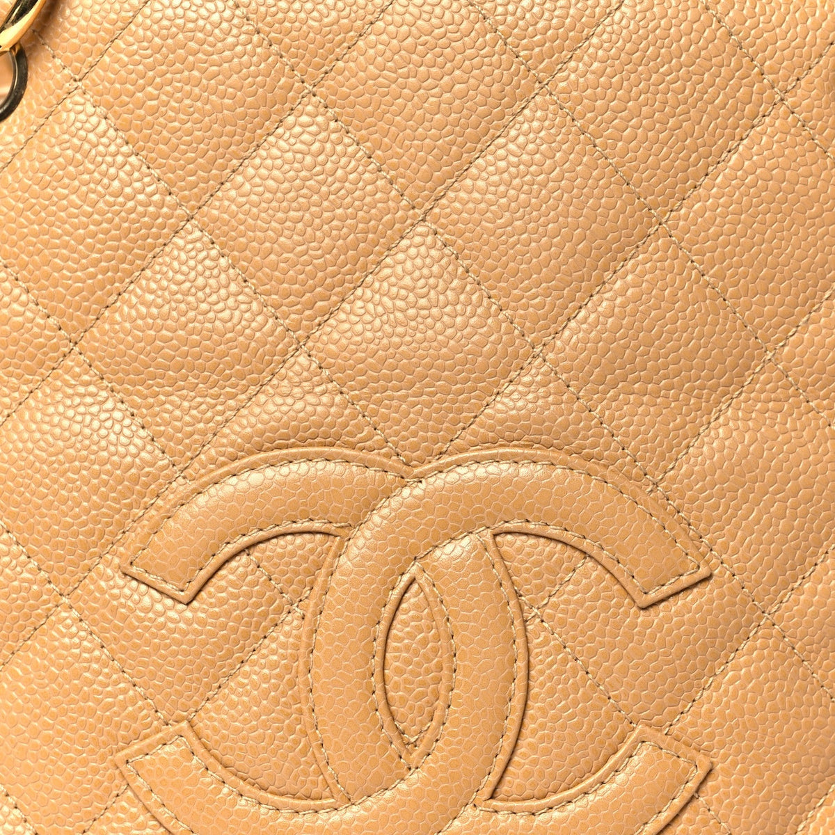 Chanel Caviar Quilted Petit Timeless Tote Beige 1985188