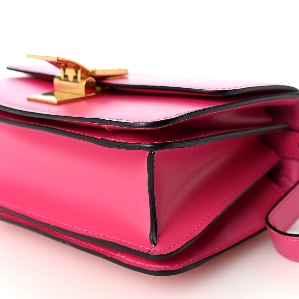 Celine Box Calfskin Small Classic Box Flap Bag Hibiscus