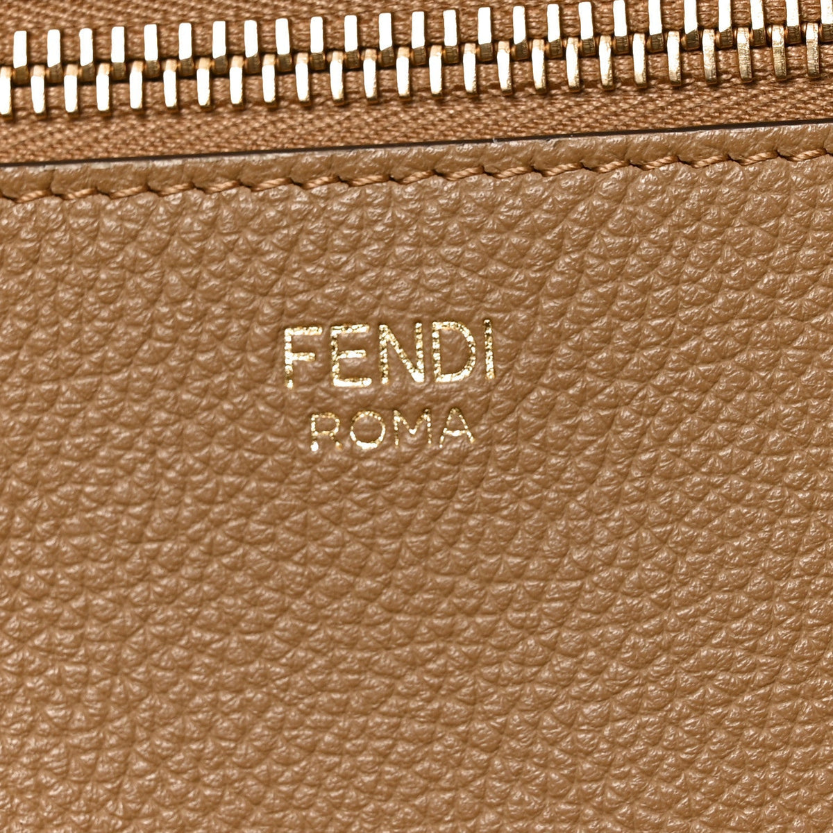 Fendi Pequin Vitello Reversible Large Shopping Tote Midnight Blue