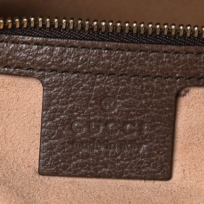 Gucci GG Supreme Monogram Medium Ophidia Shopping Tote Brown