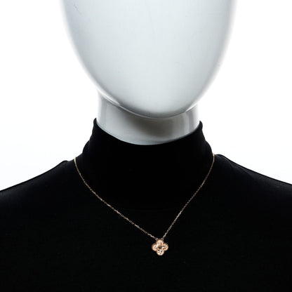 Van Cleef & Arpels 18K Rose Gold Vintage Alhambra Pendant Necklace