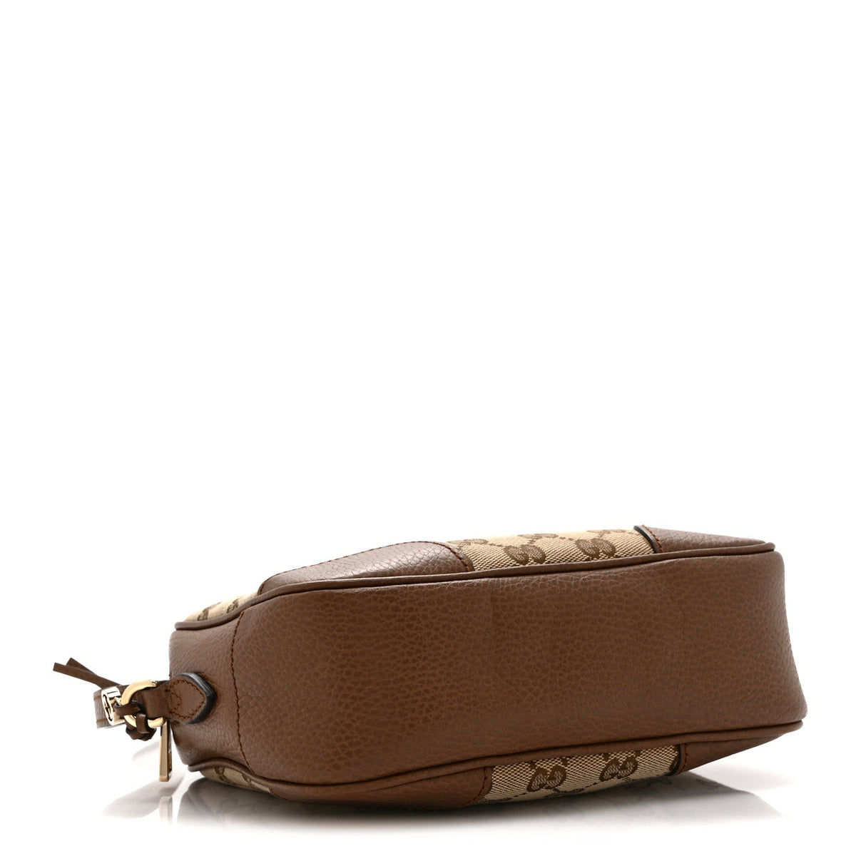 Gucci Monogram Mini Bree Messenger Bag Beige Tabacco