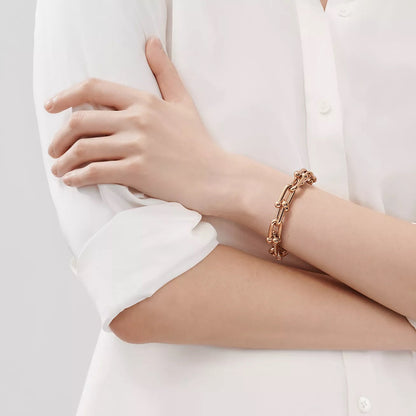 18K Rose Gold Tiffany HardWear Bracelet