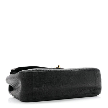 Chanel Grained Calfskin Small Souplissimo Maxi Flap Black 1982869