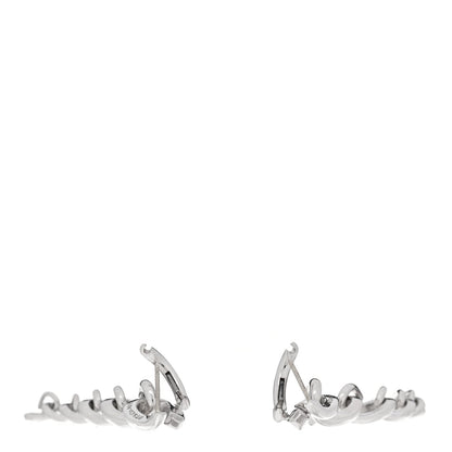 Tiffany Sterling Silver Forge Drop Link Earrings
