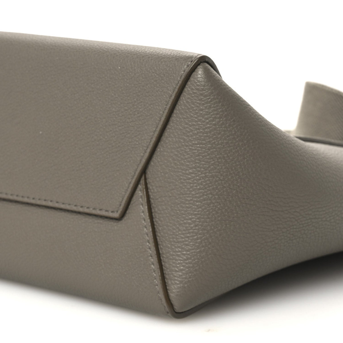 Celine Soft Grained Calfskin Small Sangle Bucket Bag Taupe