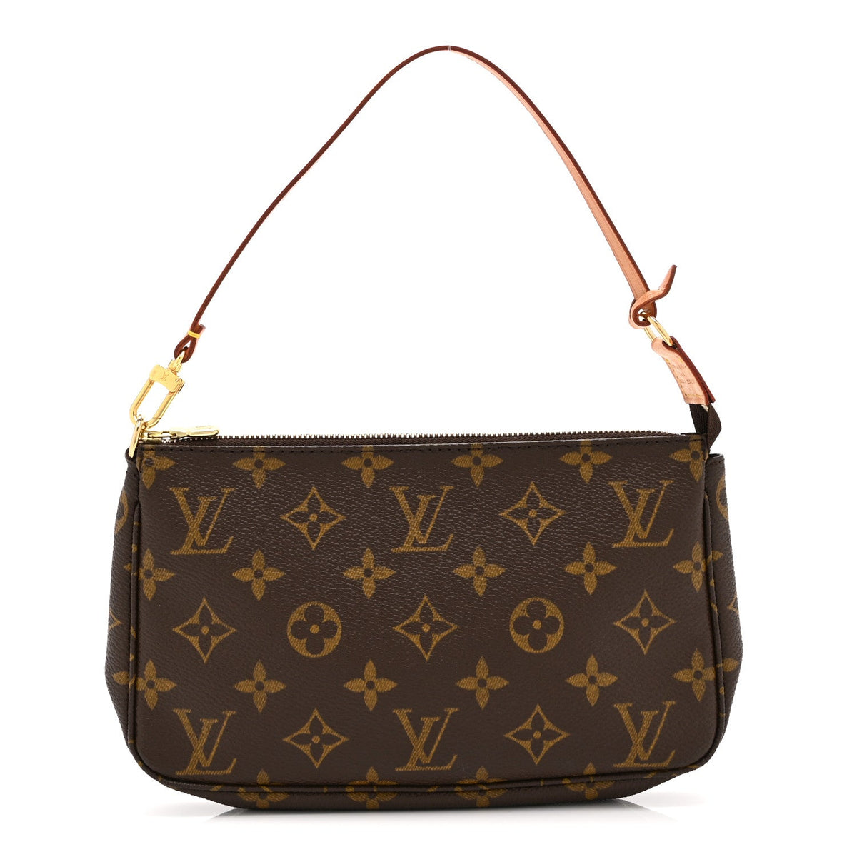Louis Vuitton Monogram Canvas Pochette Accessories Bag Brown