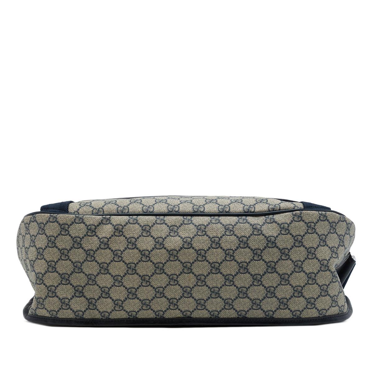 Double Buckle Messenger Bag GG Coated Canvas Large