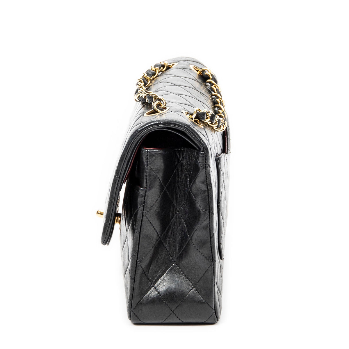 Vintage Classic Double Flap Bag Quilted Lambskin Medium