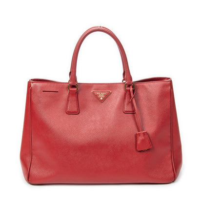 Lux Open Tote Saffiano Leather Large