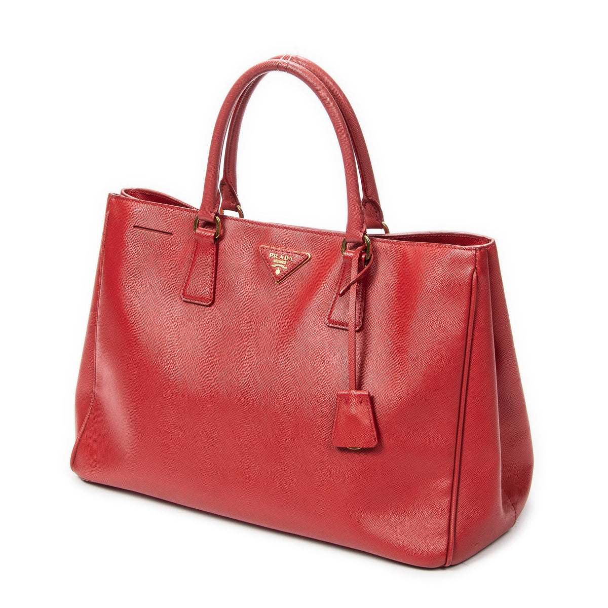 Lux Open Tote Saffiano Leather Large