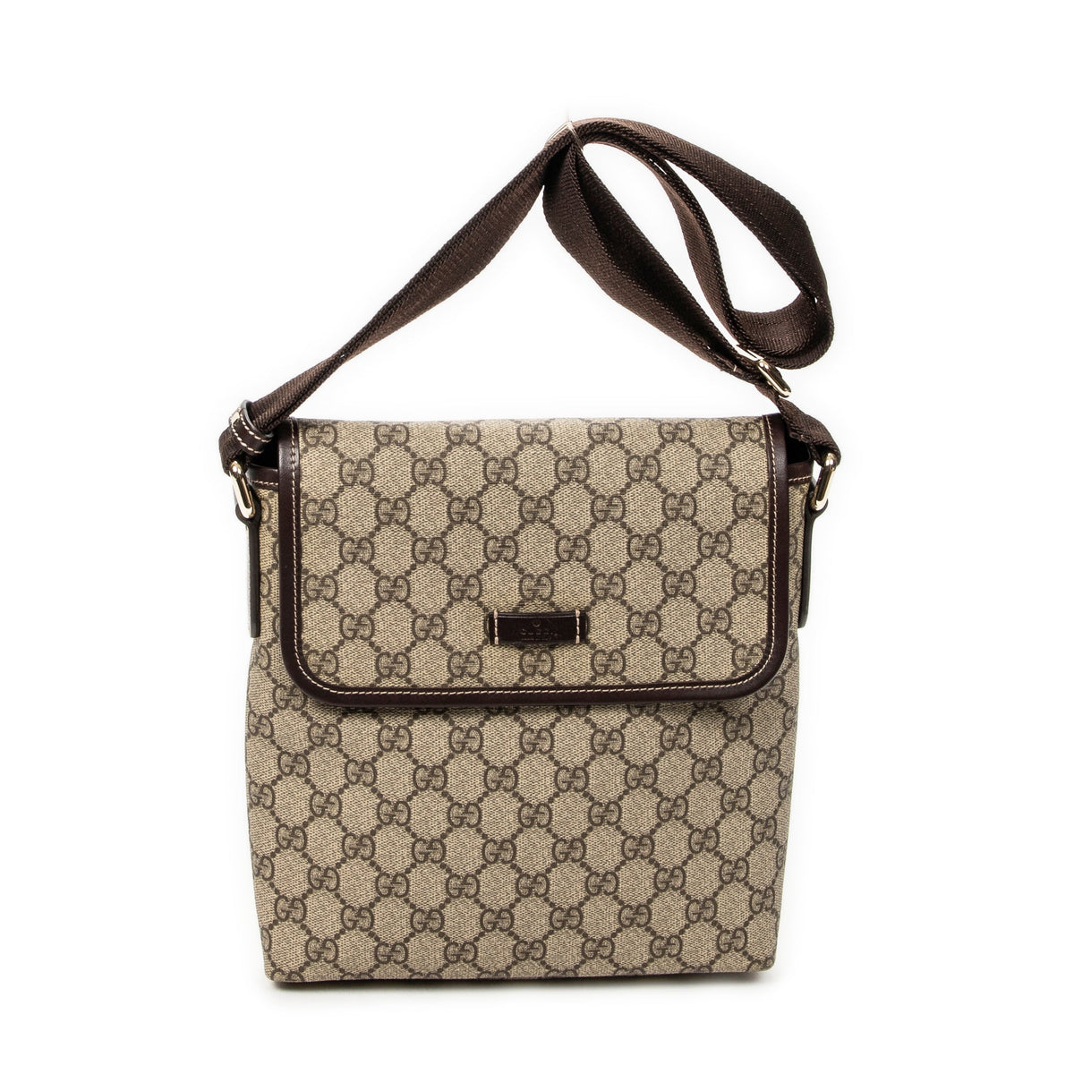 Flap Messenger GG Coated Canvas Small