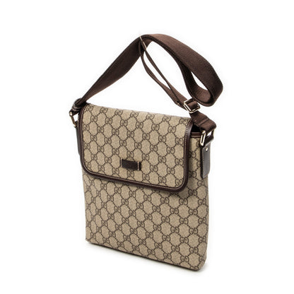 Flap Messenger GG Coated Canvas Small