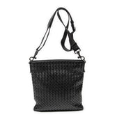 Flat Messenger Bag Intrecciato Nappa Medium