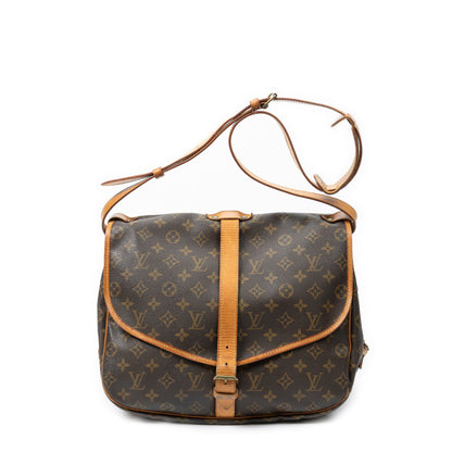 Saumur Handbag Monogram Canvas 35