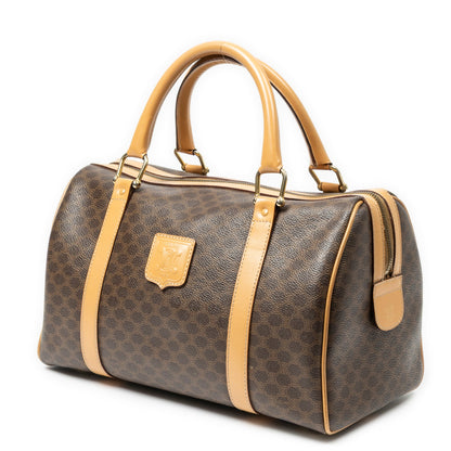 Boston Bag Triomphe Coated Canvas Medium