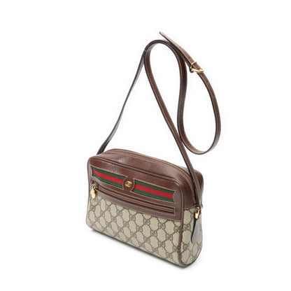 Ophidia Shoulder Bag GG Coated Canvas Small