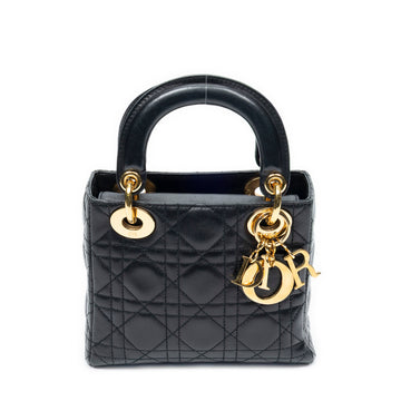Vintage Lady Dior Bag	 Cannage Quilt Lambskin Mini