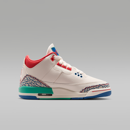 Jordan Air 3 Retro Play Your Way Big Kids' Shoes IO2076-100