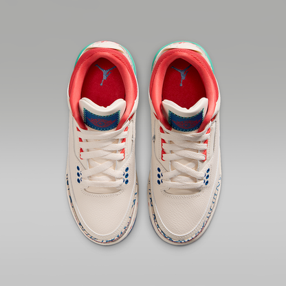 Jordan Air 3 Retro Play Your Way Big Kids' Shoes IO2076-100