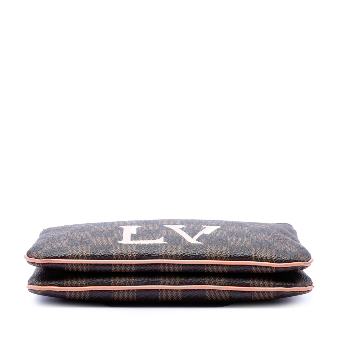 Double Zip Pochette Damier