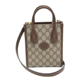 Interlocking G Patch Tote GG Coated Canvas Mini