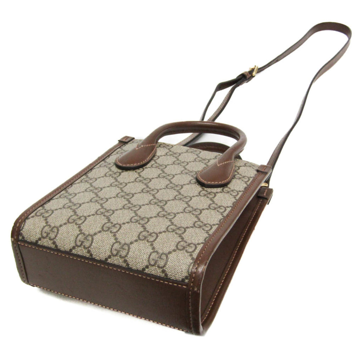 Interlocking G Patch Tote GG Coated Canvas Mini