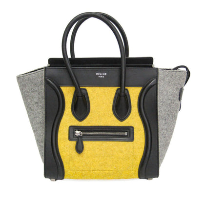 Tricolor Luggage Bag Felt Micro