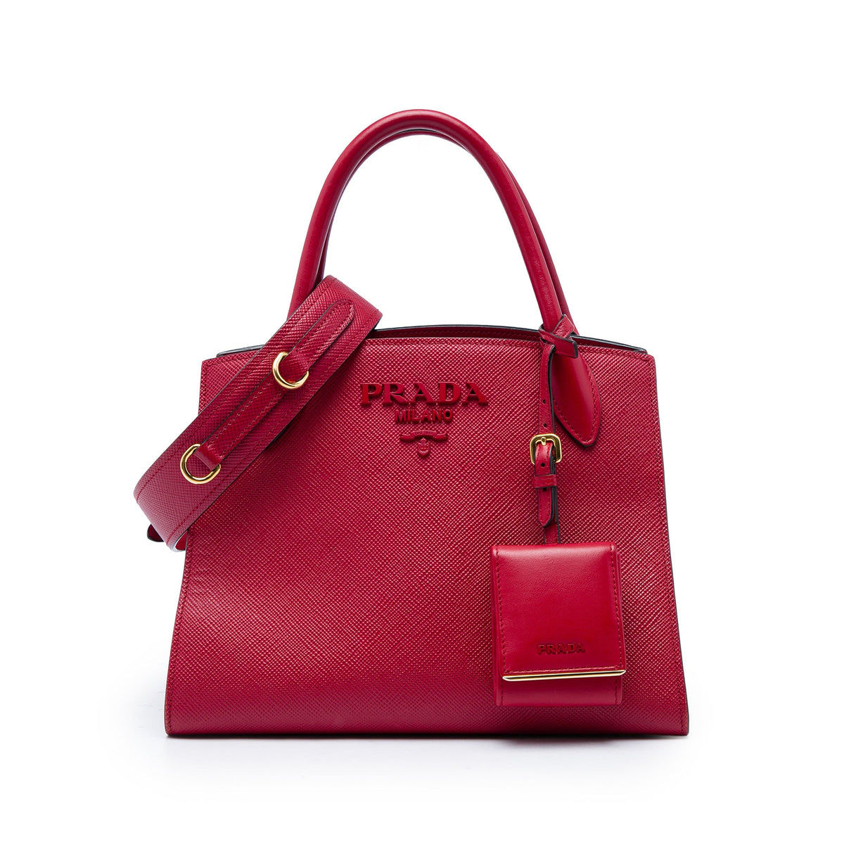 Monochrome Tote Saffiano with City Calf Small