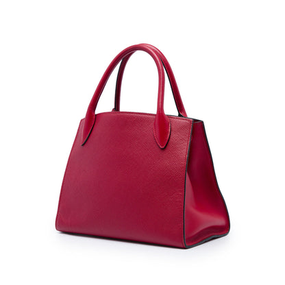 Monochrome Tote Saffiano with City Calf Small
