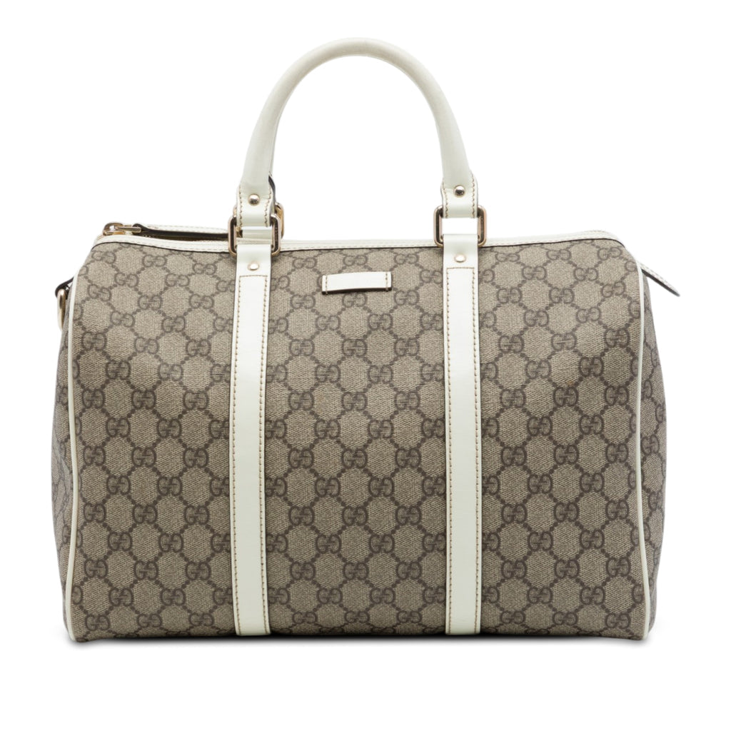 Joy Boston Bag GG Coated Canvas Medium