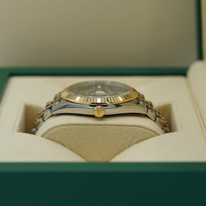 Rolex Datejust 41 mm Slate 18k Yellow Gold Jubilee 126333-0020