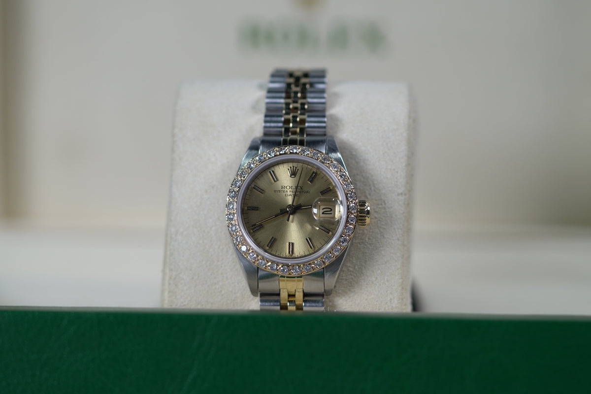 Rolex Lady-Datejust 28 mm Steel Gold Diamond Dial Jubilee Bracelet 279383rbr-0001